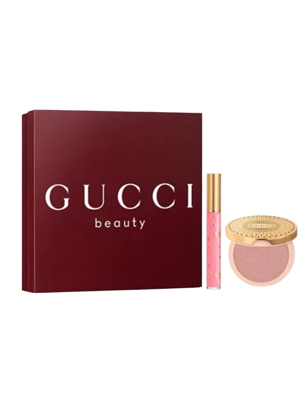 Gucci Beauty 2 Piece Glow Highlighter & Lip Gloss Gift Set